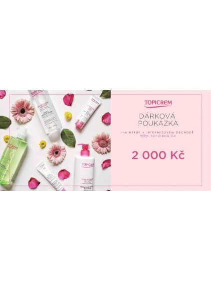 Dárková poukázka v hodnotě 2 000 Kč