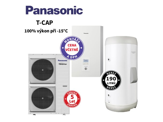 T-CAP s ohřevem vody 9 kW - 16 kW