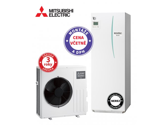ECO INVERTER 4kW - 8kW integrovaný zásobník vody