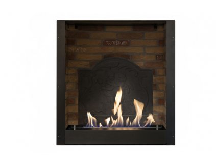Built in unit L with stone decor and medallion