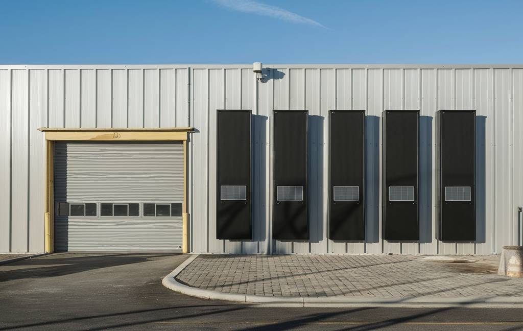 Teplovzdušný průmyslový solární panel LX15P