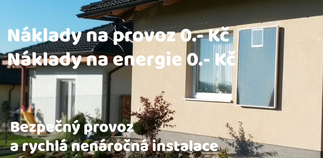 Montáž teplovzdušného panelu v Plzeňském kraji - Losináý kraj instalace