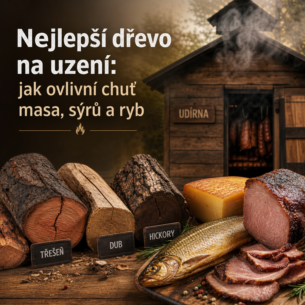 Nejlepší dřevo na uzení: jak ovlivní chuť masa, sýrů a ryb