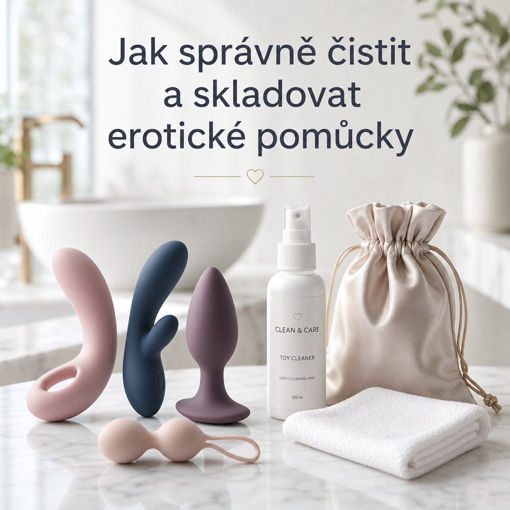 Jak správně čistit a skladovat erotické pomůcky