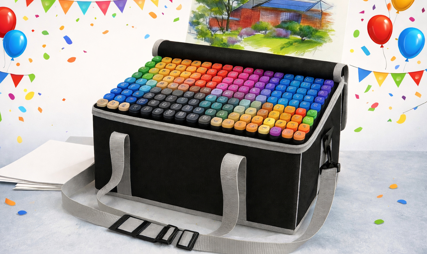 Sada oboustranných fixů