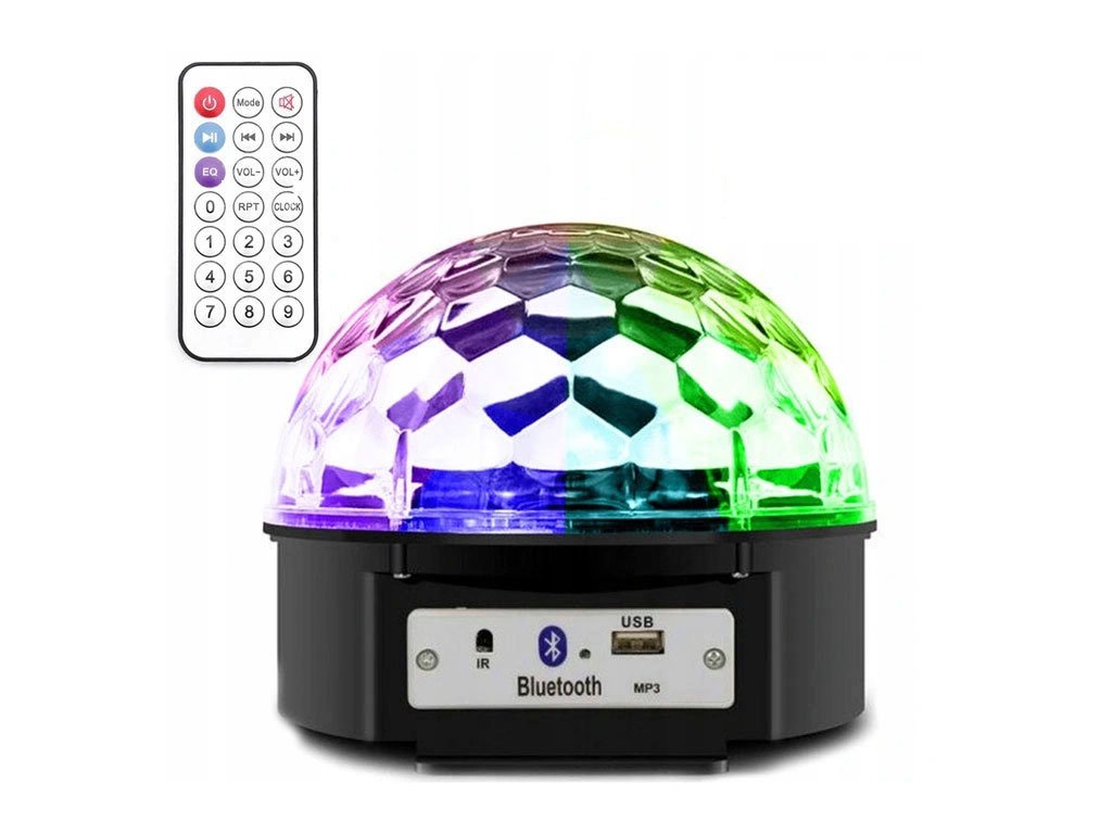 8766 1 disco led koule s ovladanim reproduktory a bluetooth