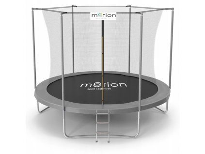 TRAMPOLINA ogrodowa MOTION drabinka 244cm FT8 2 44