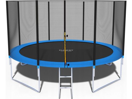 TRAMPOLINA OGRODOWA 404CM Z SIATKA DRABINKA FUNFIT