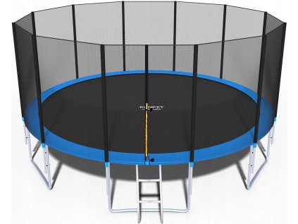 TRAMPOLINA OGRODOWA 465CM Z SIATKA DRABINKA FUNFIT