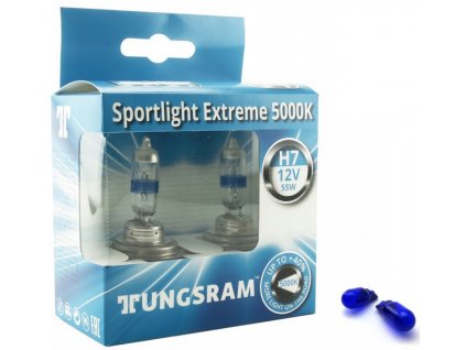 H7 TUNGSRAM SPORTLIGHT EXTREME 5000K BIALE W5W