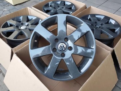 ALU ráfky 16 5x112 grafit VW Audi Seat Škoda TK104