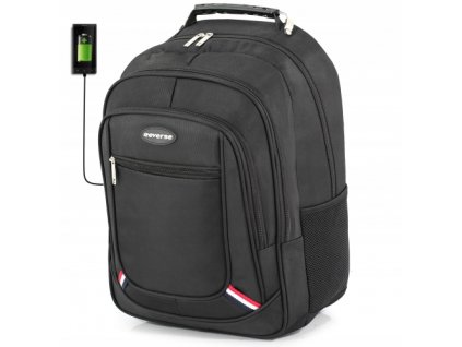 Sportovní batoh s USB TOPREV (Barva Šedá)