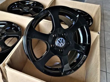 ALU 16 5x112 VW Audi Seat Škoda Black TK778