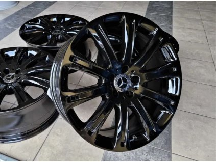 ALU 20 5x112 Mercedes ES ML GL GLE CL CLS W211 W221 Black TK581