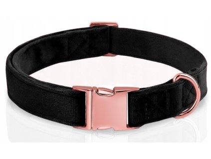Nastavitelný sametový obojek pro psa 2705cm S/M