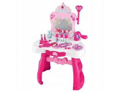 Dětský toaletní stolek růžový