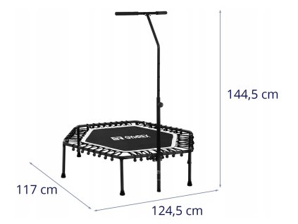 Fitness trampolína 130 cm černá