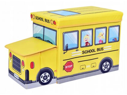 Kontejner na hračky Školní autobus