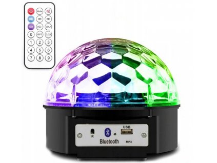 KULA DISCO PROJEKTOR DYSKOTEKOWY REFLEKTOR LED RGB Model KULA DISCO DYSKOTEKOWA PROJEKTOR PILOTEM