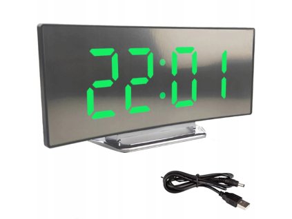 918 led digitalni hodiny s budikem