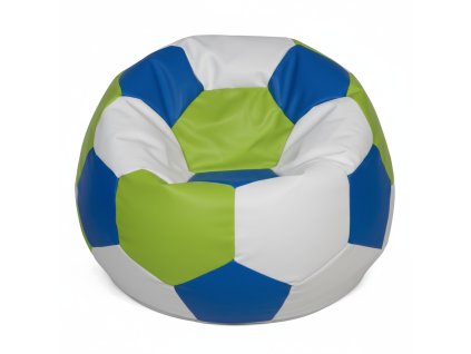 Sedací vak míč XXXL 100cm Bílý / Zelený / Modrý