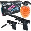 Kovová replika pistole Glock s kuličkami