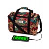Cestovní taška WIZZAIR 40 x 30 x 20 cm s USB (Barva Šedá / Černá)