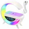 18210 2 inteligentni rgb led lampa s nabijeckou qi bluetooth reproduktoru