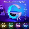 18210 3 inteligentni rgb led lampa s nabijeckou qi bluetooth reproduktoru