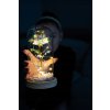 STABILIZOVANA RUZE VE SKLE SVITICI LED NAPAD NA darek KRASNY JAKO DEN BABICEK Vaha vyrobku vcetne jednotkoveho obalu 0 315 kg