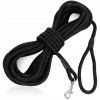 21081 2 treninkove lanove voditko pro psa 3m cerne