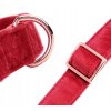 Nastavitelný sametový obojek pro psa 35-55cm L/XL