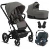 Cybex Balios S Lux Wozek Gleboko spacerowy Fotelik 0 13kg Cybex Aton B i Size Adaptery Soho Grey