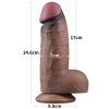 Extrémně realistické dildo XXL 9,5"