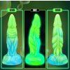 Dragon Dildo svítící s přísavkou