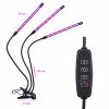 9561 5 heckermann led lampa pro rust a pestovani rostlin s casovacem 3 ks