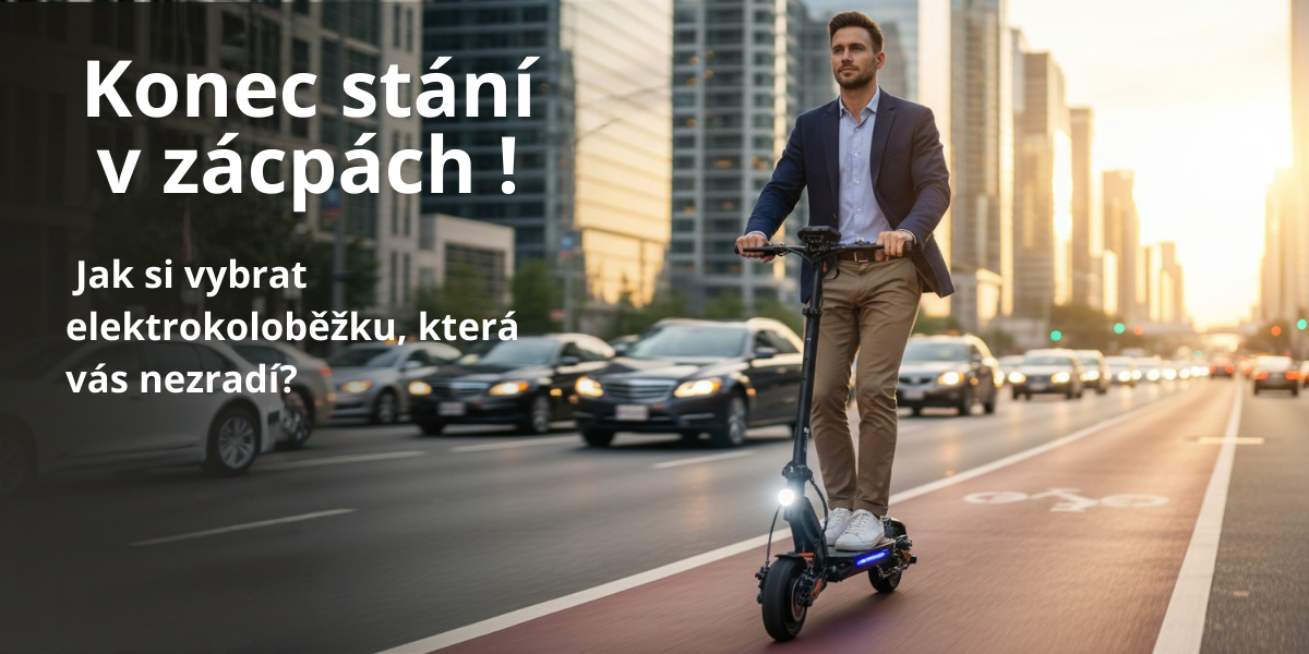 Více než jen trend: Jak ovládnout město na elektrokoloběžce a nenapálit se při výběru?