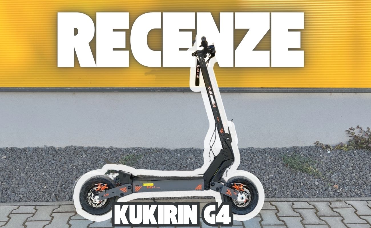 [Recenze] : Kugoo KuKirin G4 - Výkonná elektrická koloběžka s dlouhým dojezdem