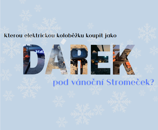 Kterou elektrokoloběžku koupit jako dárek pod vánoční stromeček?