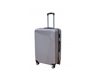 127 stredny cestovny kufor do lietadla squareshine sedy darcek v hodnote 20 eur