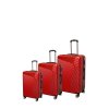 82 set cestovnych kufrov squareshine cerveny darcek v hodnote 20 eur