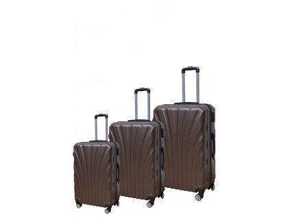 Set cestovných kufrov Sunshine hnedý