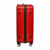 Príručný kufor do lietadla Squareshine červený