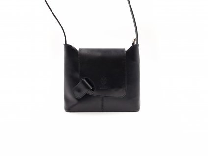 Kožená kabelka T 1512 černá
