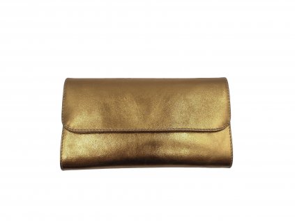 Kožená kabelka PSA 10 zlatá