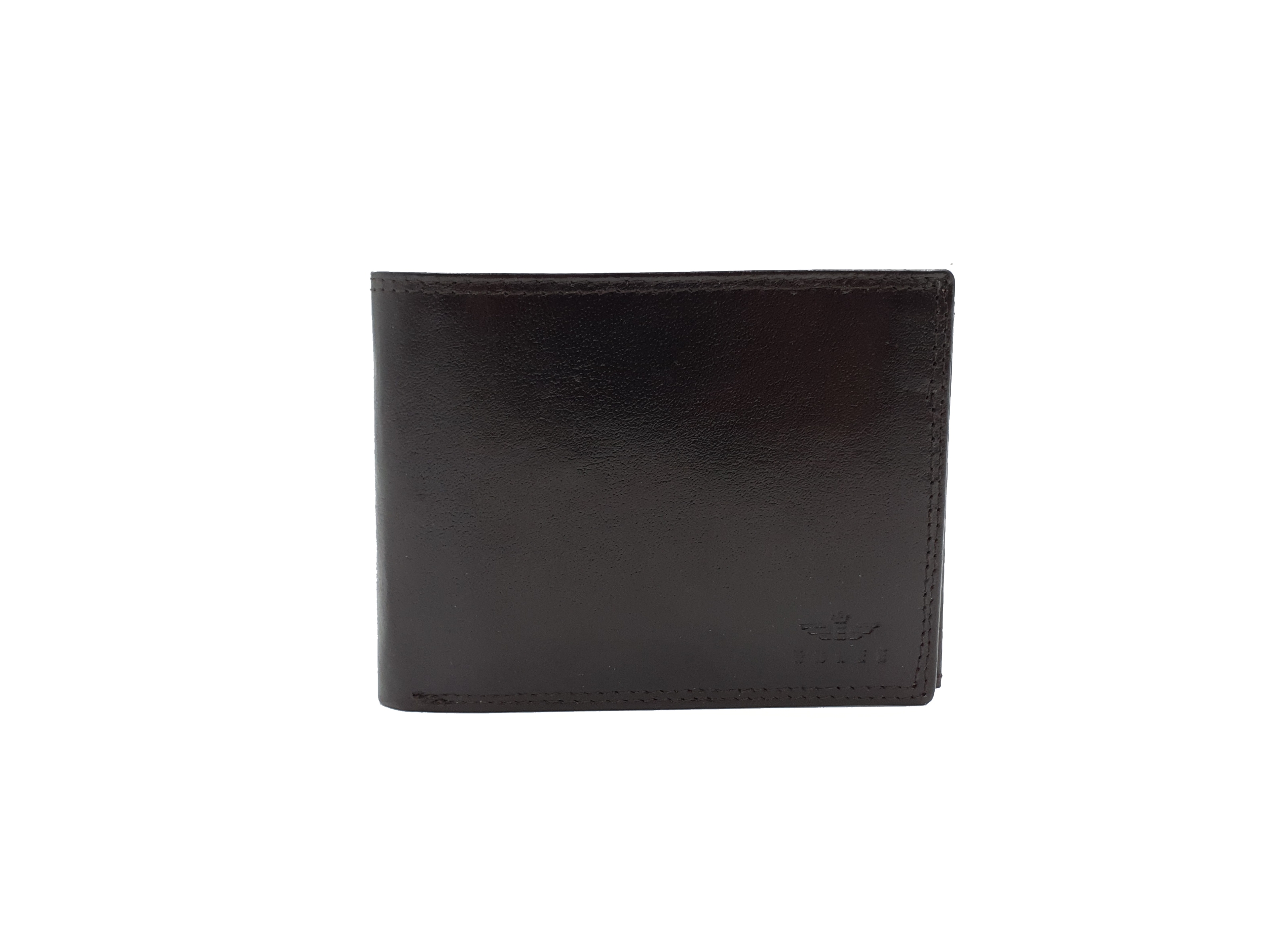 Pánská kožená peněženka ESLEE 6332 tmavě hnědá