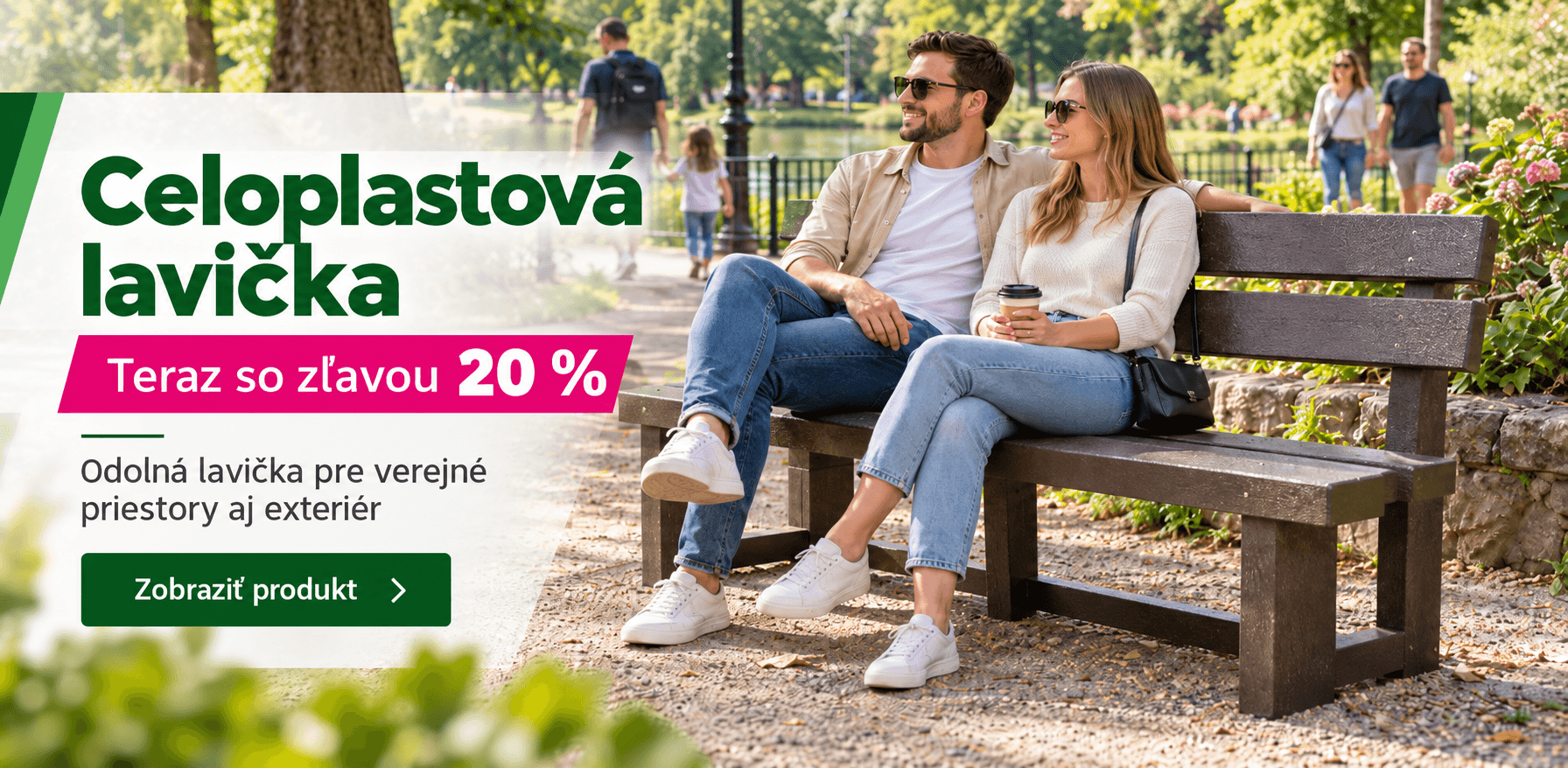 plastová lavička akcia