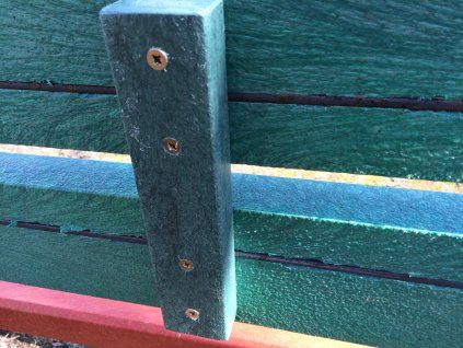 2 stuks plastic strips voor uitzettingsvoegen in planken