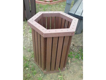 04 b. Hexagonal prismatic bin for bags, small