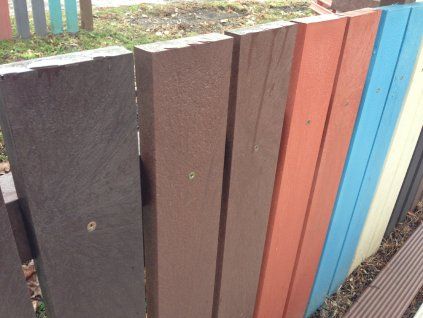 01 stuk. Rechte plank D-110x25-850 mm